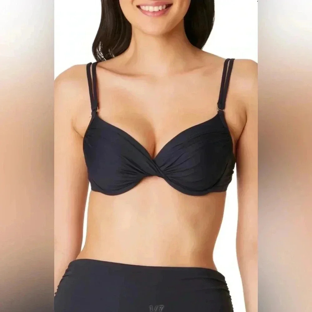 BLEU BY ROD BEATTIE KORE UNDERWIRE BIKINI TOP - Picture 3 of 11